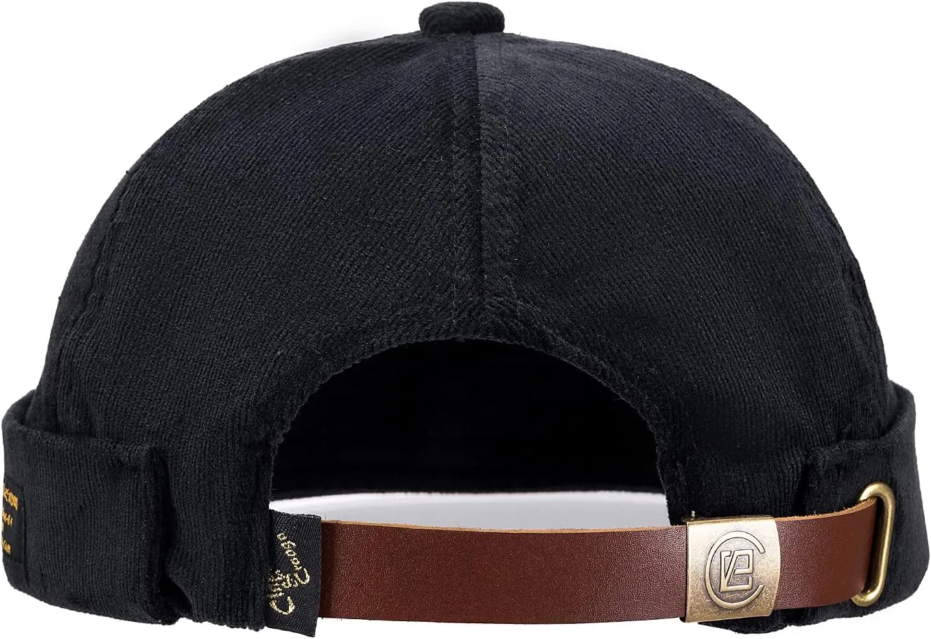Croogo Brimless Docker Cap - Rolled Cuff Harbour Hat Unisex Skull Sailor Fisherman No Visor Cool Beanie Watch Cap