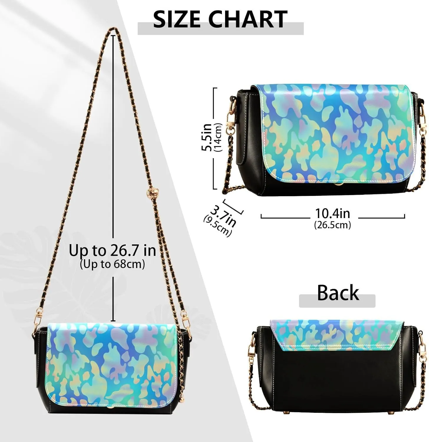 Crossbody Handbag PU Leather Shoulder Bag Sturdy Travel Pouch Compact Chic Bag for Women Everyday Use