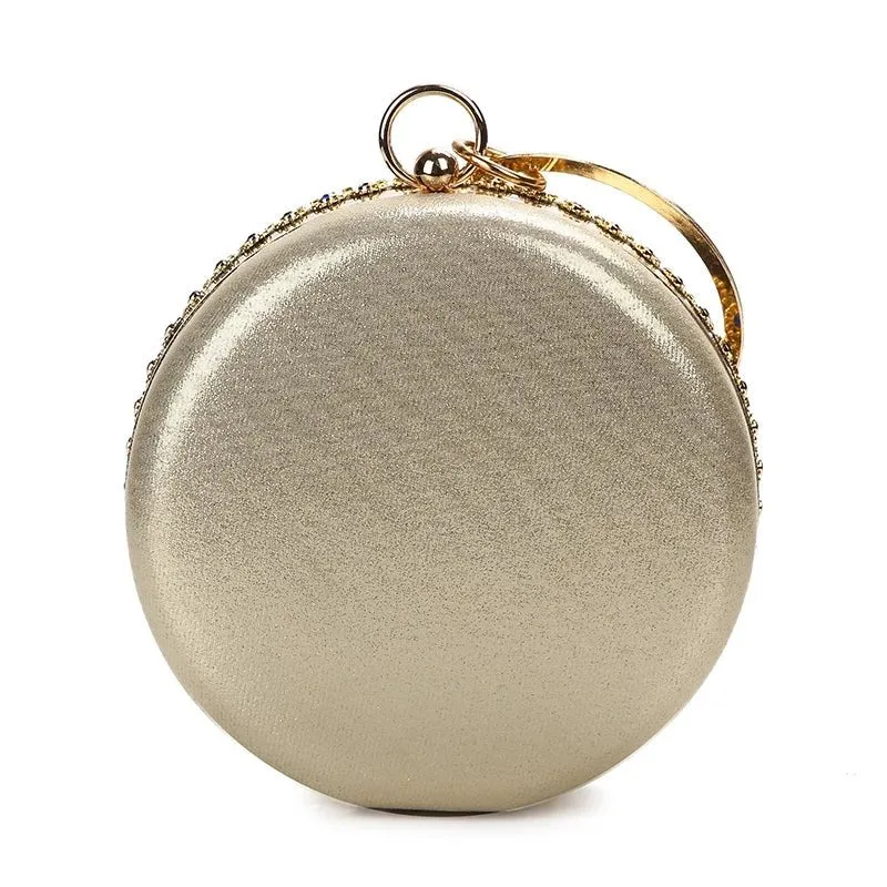 Crystal Clutch Bag Evening Purse and Diamond Wedding Bridal Shoulder Bag