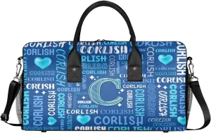 Custom Sports Tote Duffle Bag for Women Men Weekender Travel Bag Carry on Overnight for Sports Hospital Camping Gym