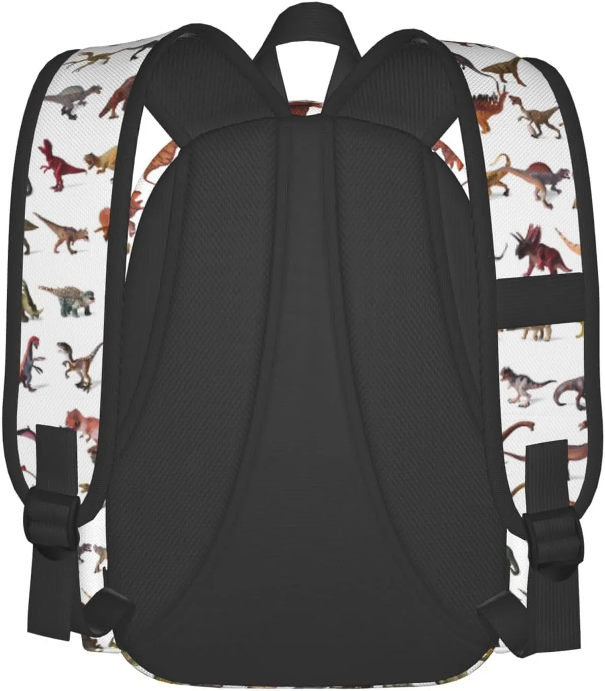 Cute Colorful Dinosaur Park Laptop Backpack Shoulder Bag Laptop Pack Travel Backpacks Commuter Back Pack Casual Daypack Bags With Side Pockets