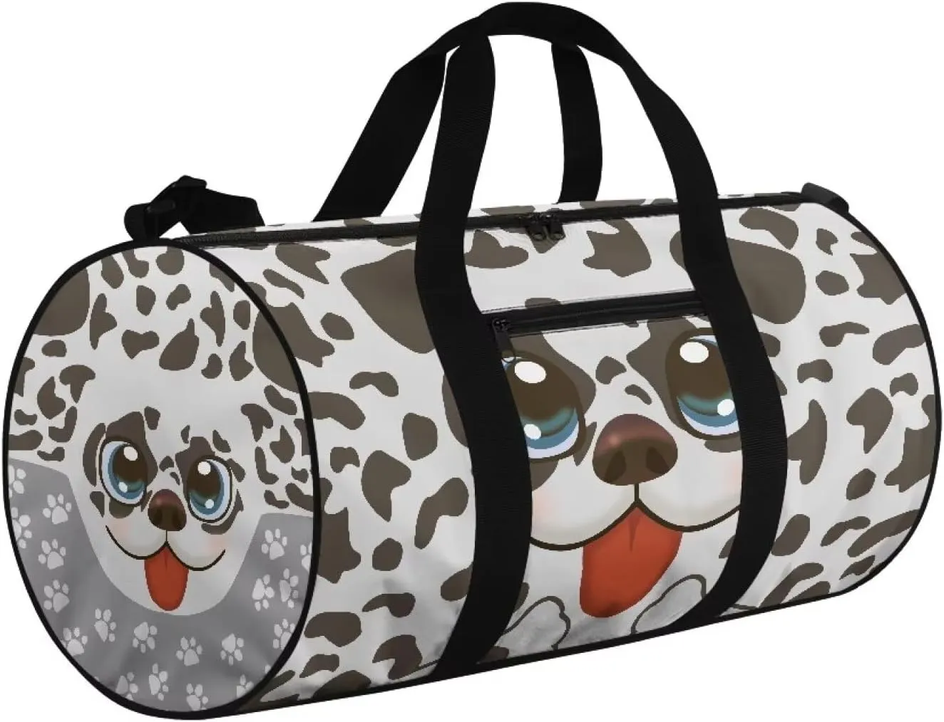 Cute Dogs Print Carry On Bag, Large Travel Duffle Bag, Wrinkle-Resistant and Wear-Resistant Tote Bag for Travel, Sports, Camping