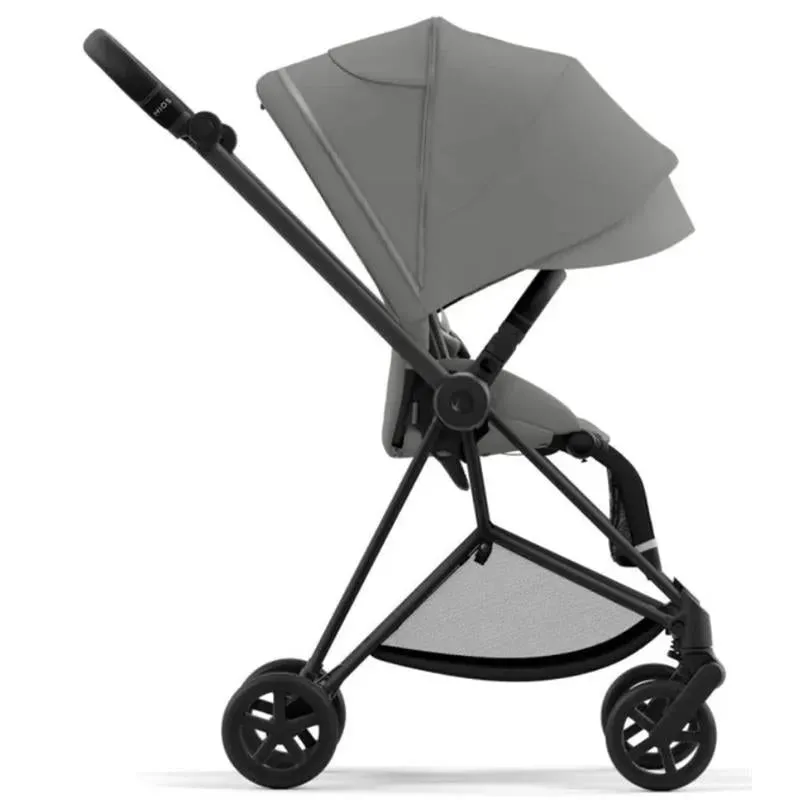 Cybex - Mios 3, Matt Black/Black Frame   Mirage Grey Seat Pack