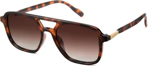 Cyxus Retro Aviator Sunglasses for Women Vintage 70s Style Polarized Lens UV Protection for Beach Music Festivals Shopping