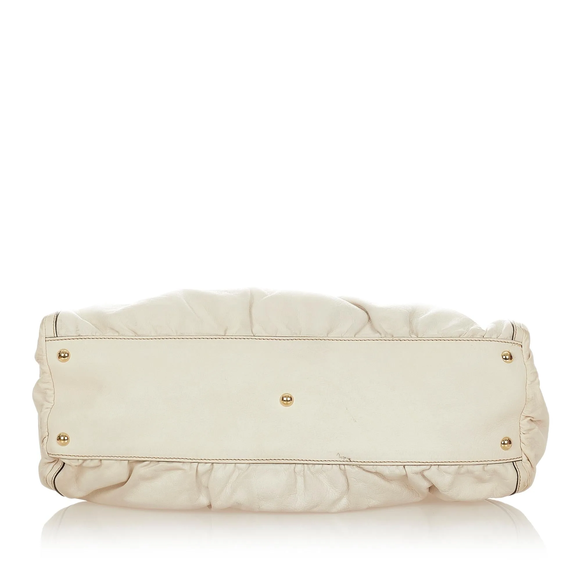 D-ring Shoulder Gucci Abbey Leather Bag Chic (SHG-25133) Heavy-duty