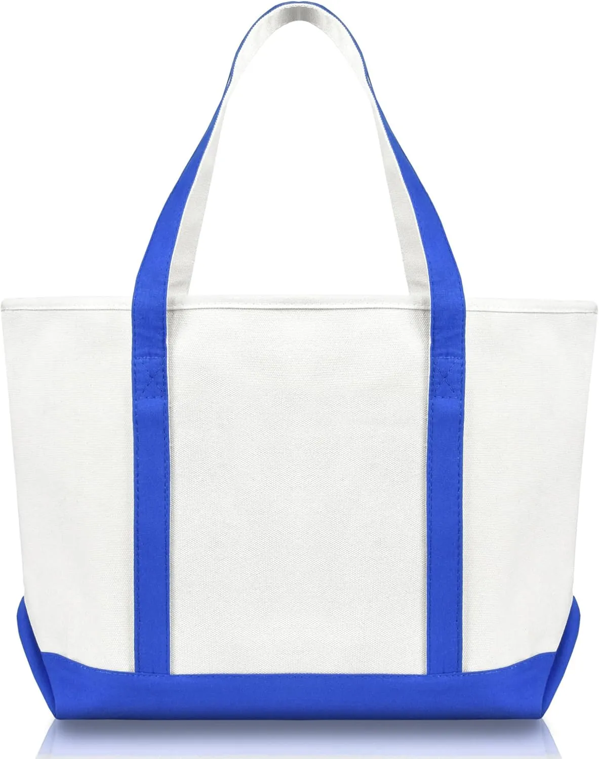 DALIX 23" Premium 24 oz. Cotton Canvas Shopping Tote Bag