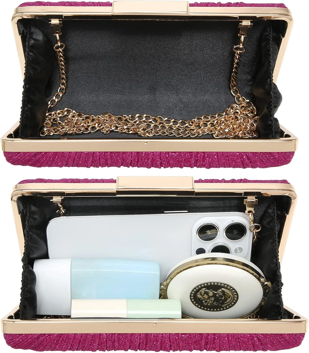 Dasein Women Evening Purses Clutch Bags Formal Party Clutches Wedding Purses Cocktail Prom Handbags