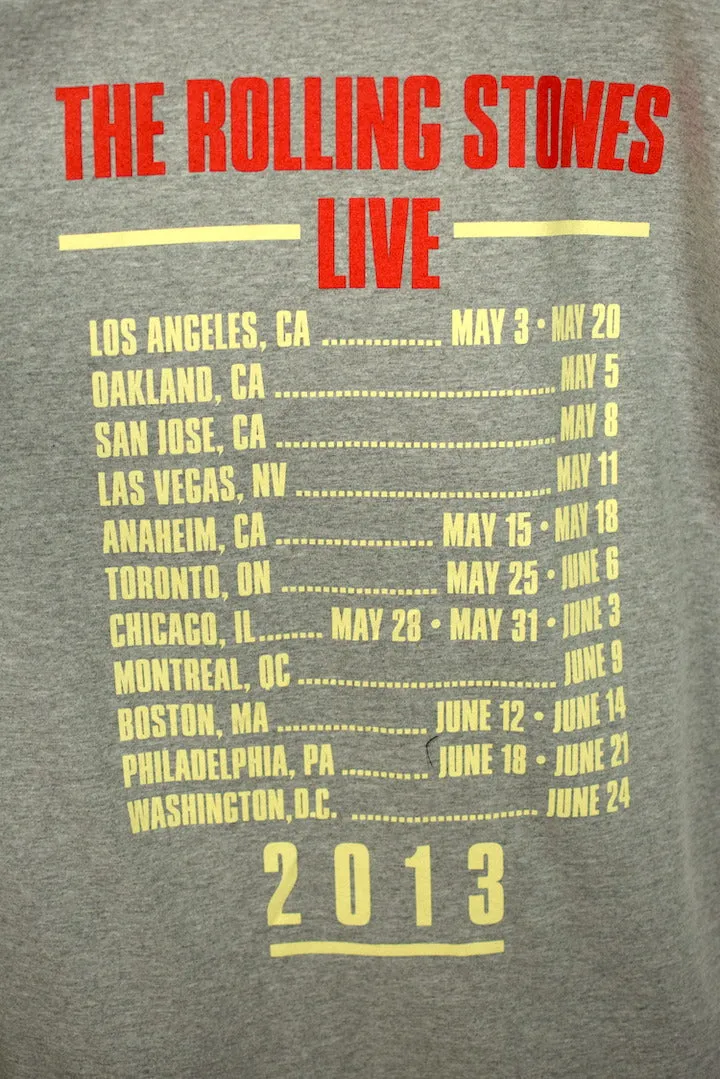 DEADSTOCK 2013 Rolling Stones Tour T-Shirt
