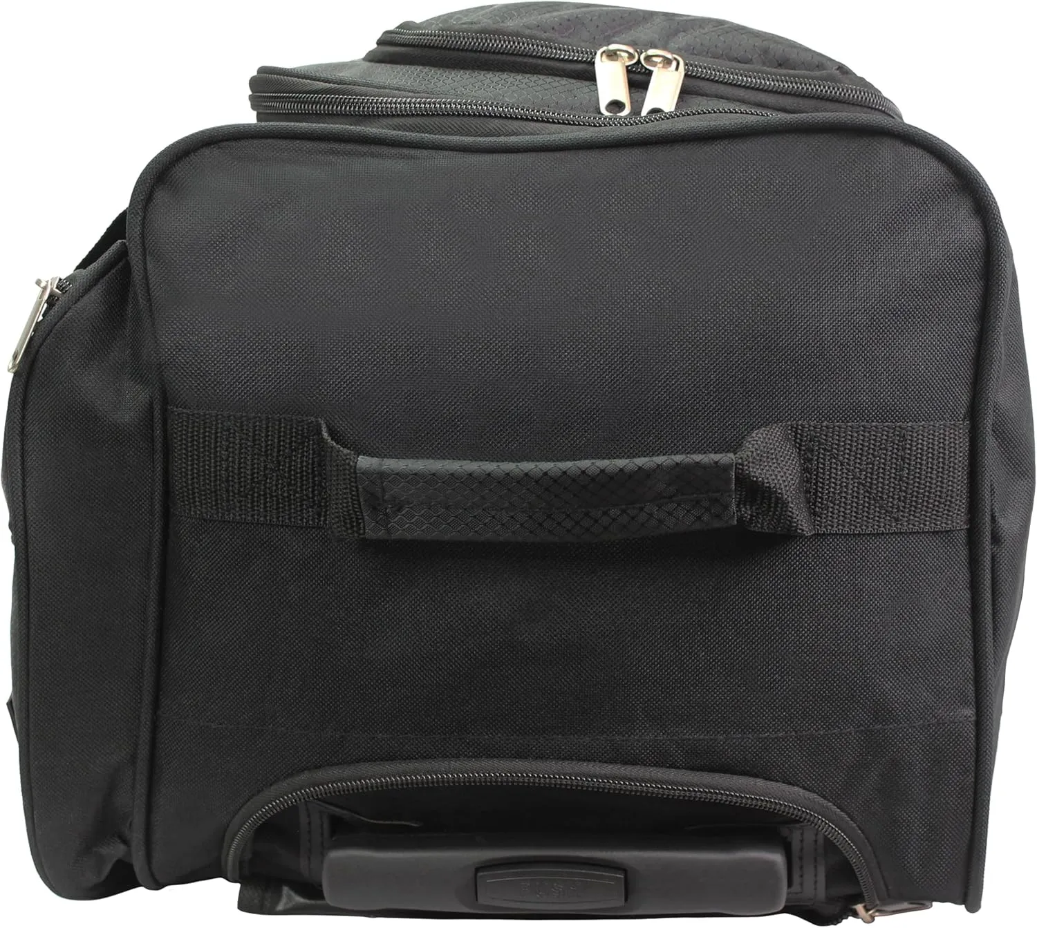 Dejuno 28-Inch Rolling Duffle Bag, Black, Large