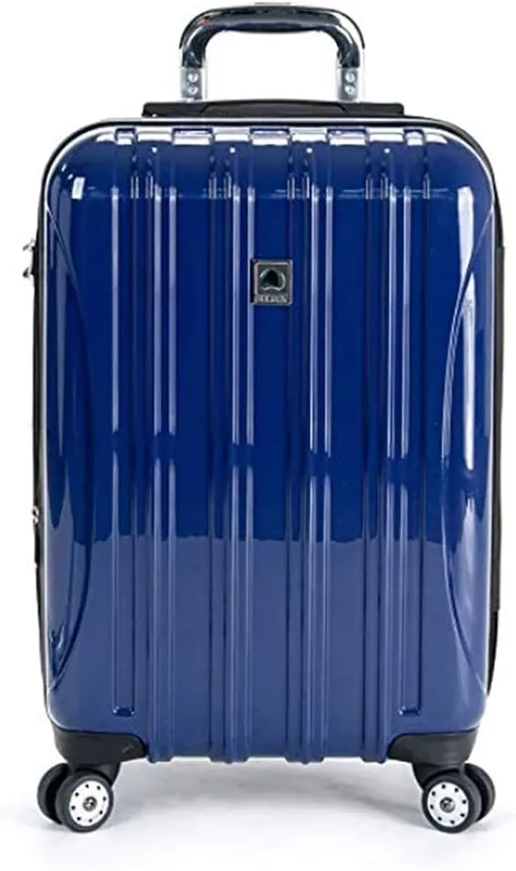 Delsey Luggage Aero 2 Piece Set (21" Carry-On & 25") (Cobalt Blue)