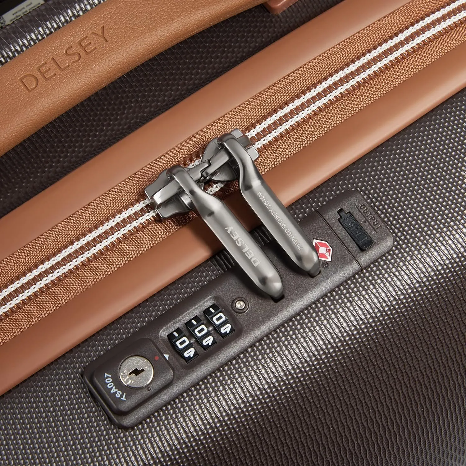 DELSEY PARIS Chatelet Air 2.0 Hardside Luggage with Spinner Wheels, Chocolate Brown, Carry on 20 Inch