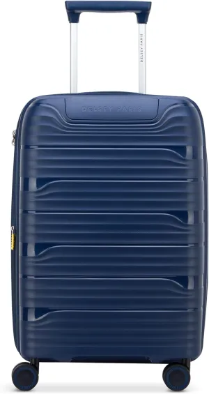 DELSEY Paris Dune Hardside Expandable Luggage with Spinner Wheels, Navy Blue, Carry On 21 Inch