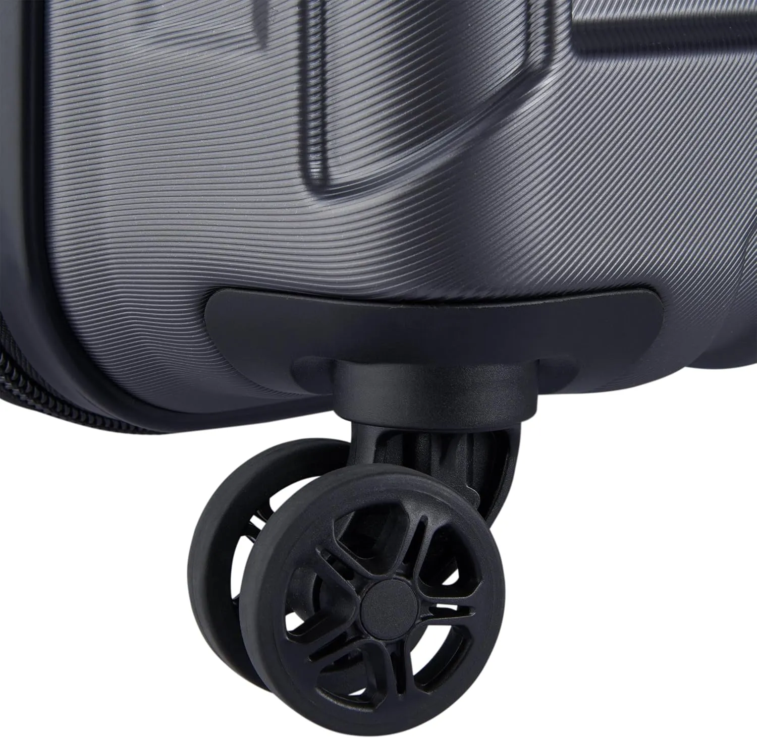 DELSEY PARIS Rempart Hardside Expandable Luggage with Spinner Wheels, Anthracite, Carry-On 19 Inch