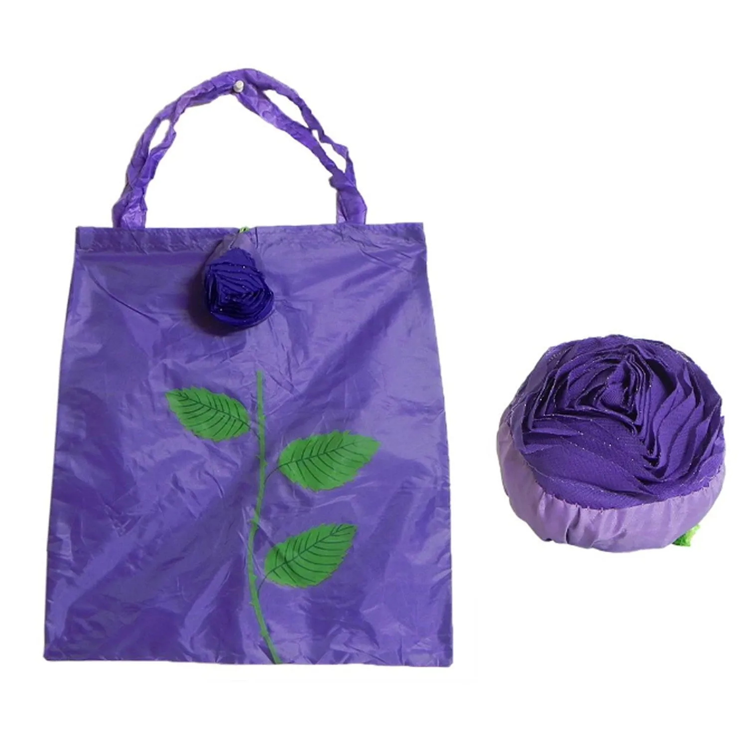 Design): Eco-Friendly Reusable, (1 Pc) Super sale Bag Now or never (Rose Nylon Foldable Shopping