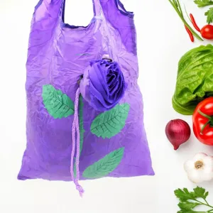 Design): Eco-Friendly Reusable, (1 Pc) Super sale Bag Now or never (Rose Nylon Foldable Shopping