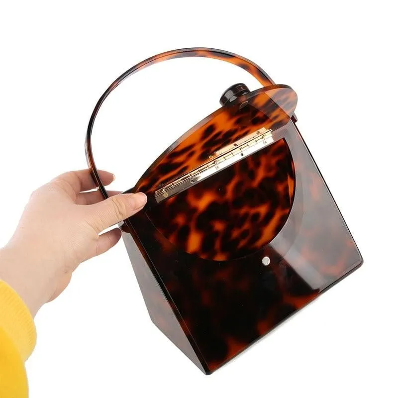 Designer Evening Bags Vintage Leopard Printing Clutches