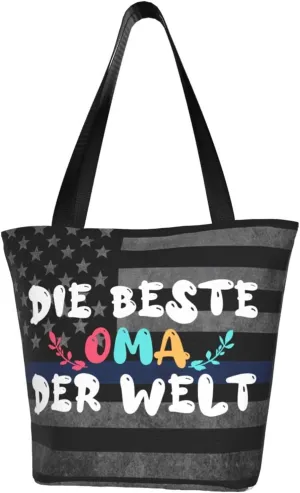 Die Beste Oma Der Welt Fashion Shoulder Bag Large Capacity For Man Or Woman