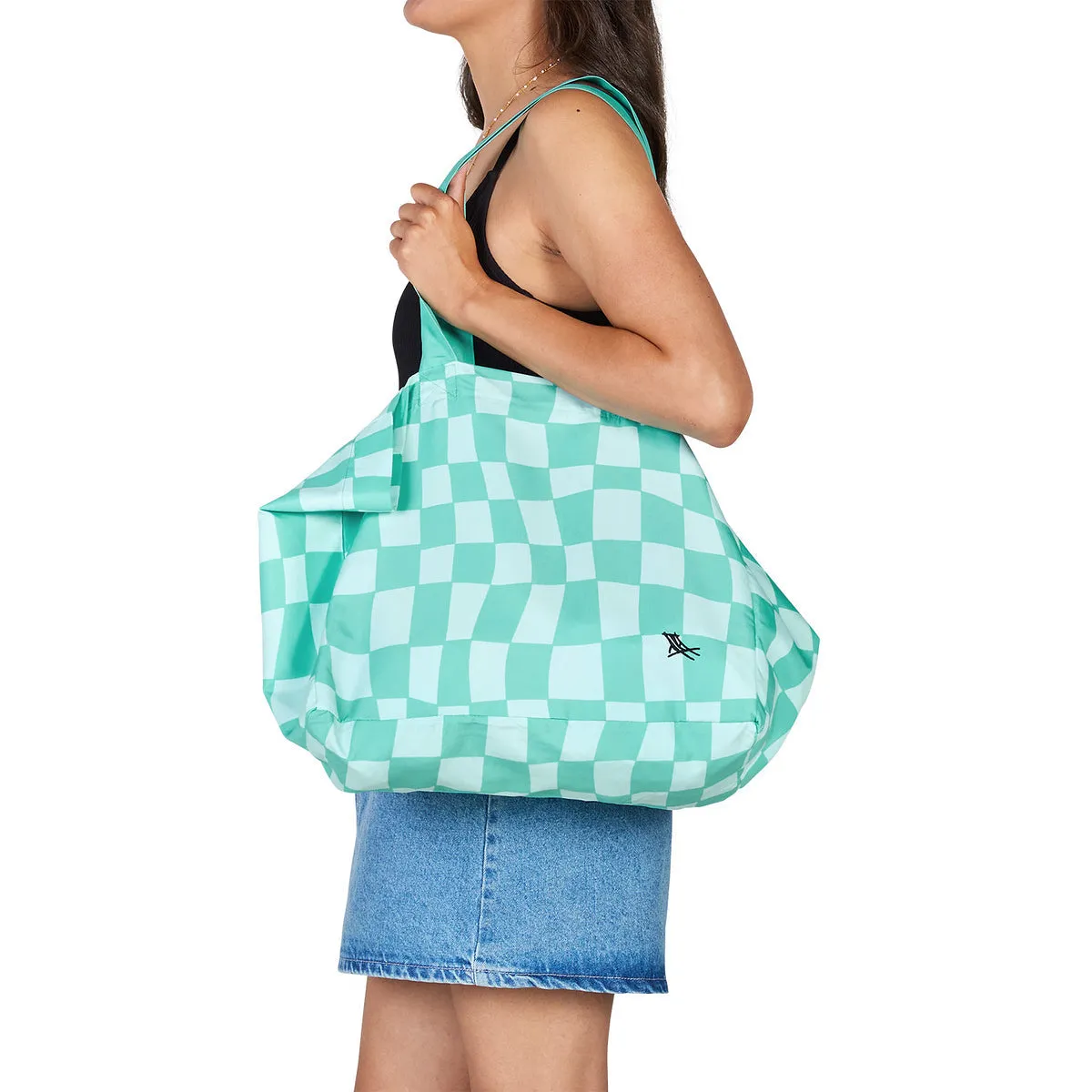 Dock & Bay Foldaway Tote Bags - Check Mate