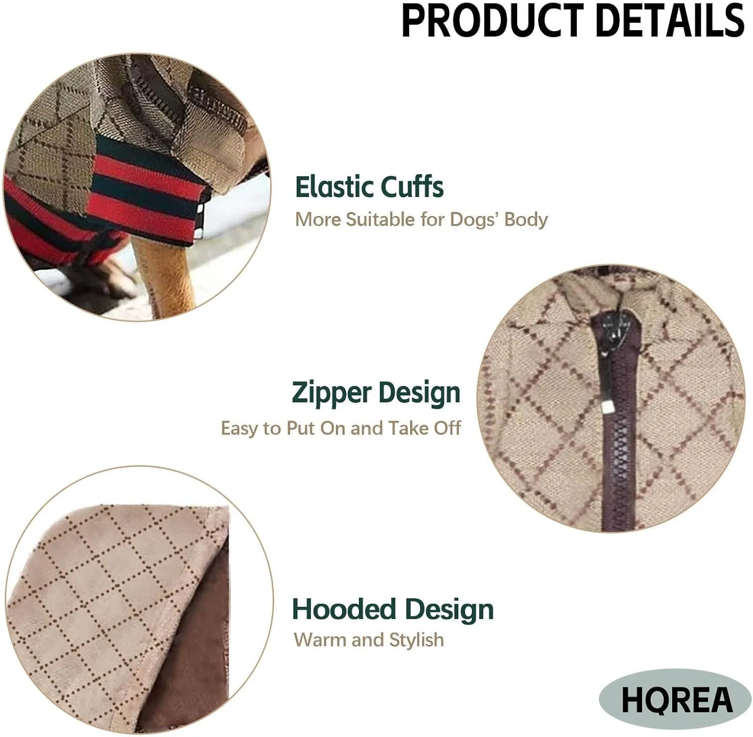Dog Hoodie Luxury Winter Small Dog Jacket Clothes Classic Designer Warm Pet Coats Zipper Design Easy On/Off French Bulldog Teddy Pug Puppy Clothes(XXL)