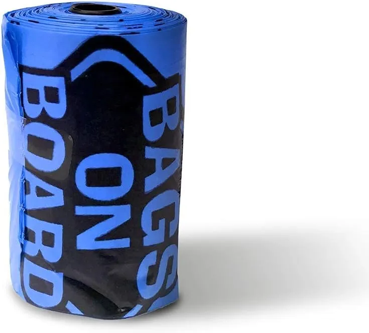 Dog Poop Bags | Strong, Leak Proof Dog Waste Bags | 9 x14 Inch Blue Bags