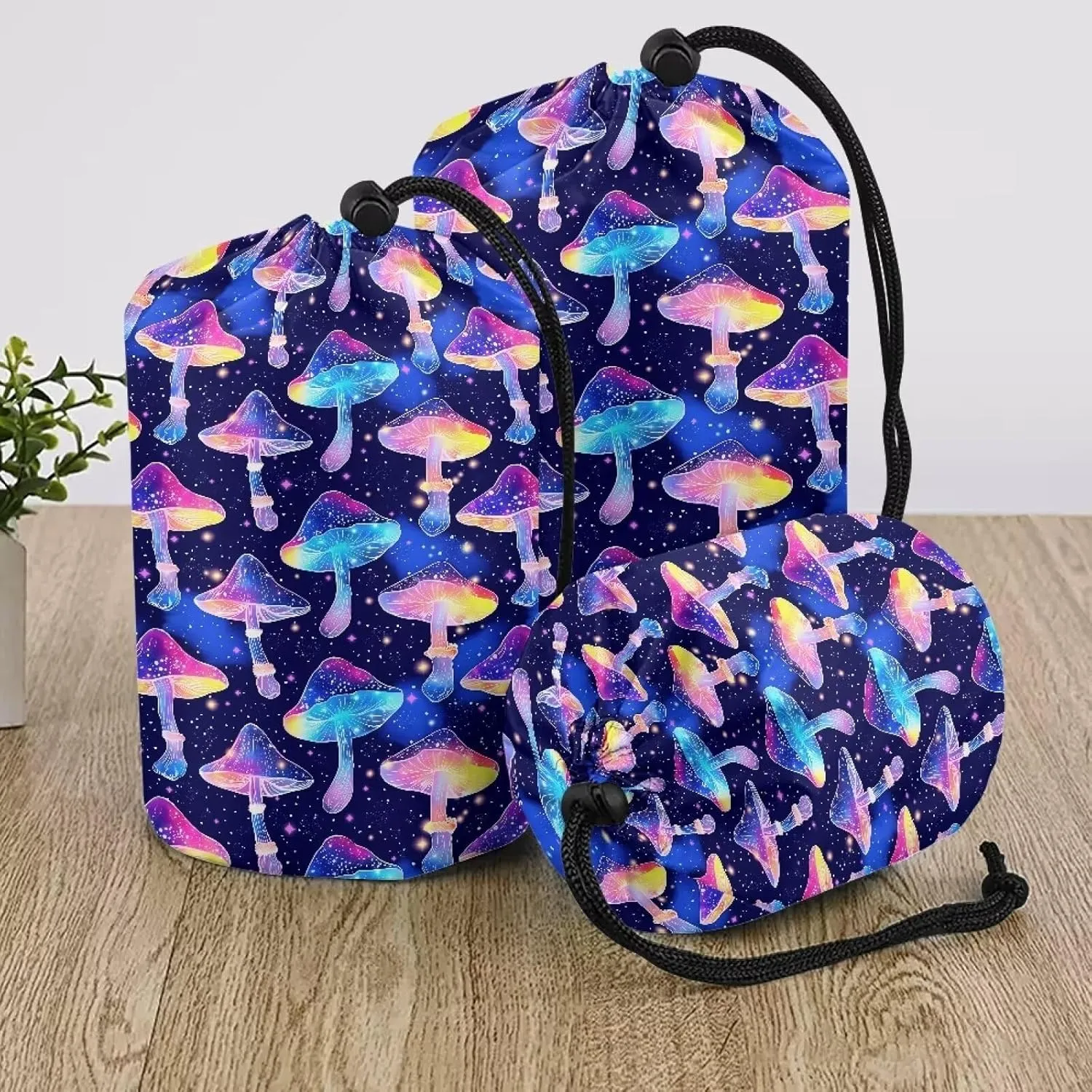 Drawstring Bags Stuff Sack Set 3 Camping Gear Sleeping Bag Stuff Sack for Travel Campsites Trekking