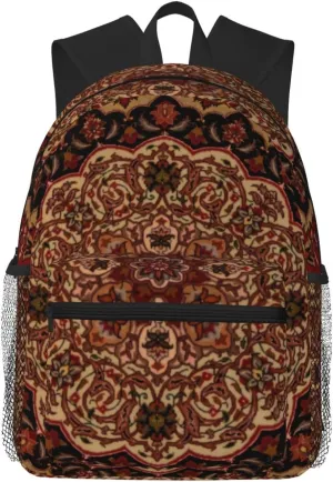 Eastern Accent Vintage Persian Pattern 1 Lightweight Packable Backpack Travel Casual Hiking Daypack Foldable Backpack For Men Women