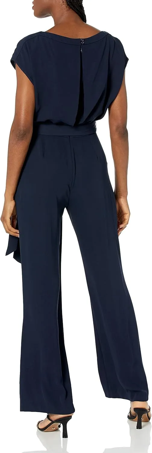 Eliza J womens Jumpsuit Casual Soft Full Length Jumpsuit Dress