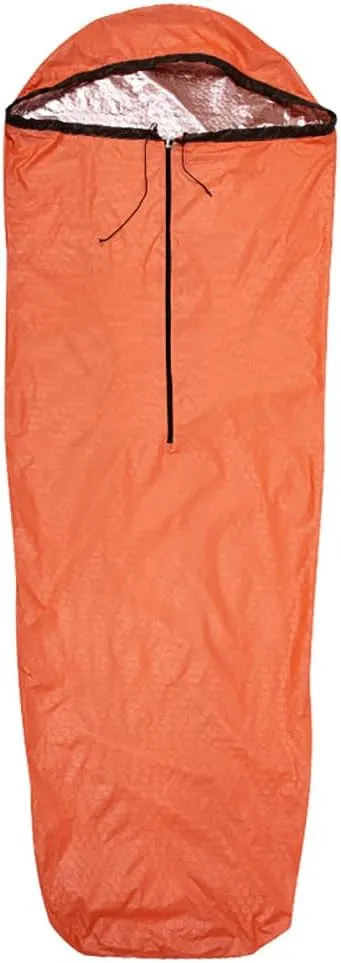 Emergency Sleeping Bag, Reusable Survival Blanket with Adjustable Carry Bag, Foldable Lightweight Emergency Bag, Keep You Dry and Warmth, for Survival Camping Extreme Weather