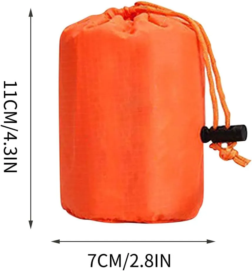 Emergency Sleeping Bags for Survival, Emergency Sleeping Bags for Survival Sleeping Bag, Portable Thermal Bivy Sack Blanket, Ultralight Outdoor Survival Gear for Camping, Hiking, Outdoor