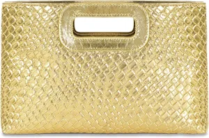 Emprier Clutch Purse for Women Faux Leather Evening Bags With Chain,for Prom Cocktail Wedding
