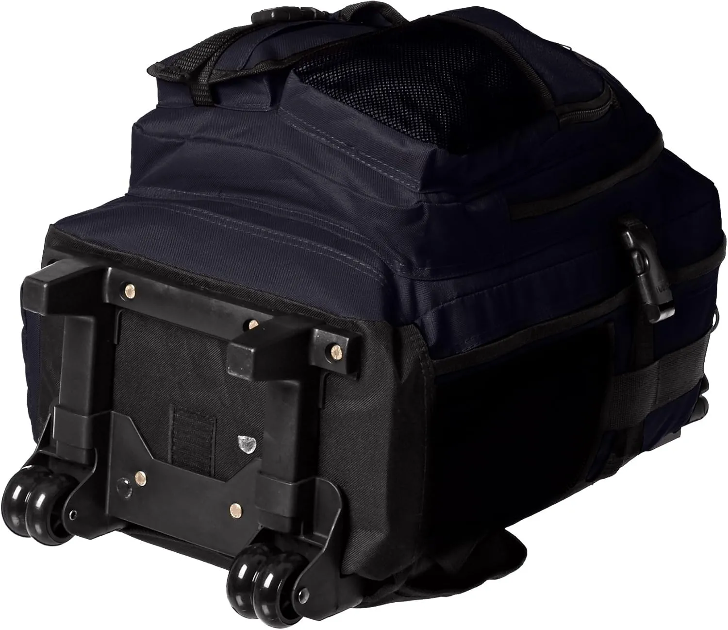 Everest Deluxe Wheeled Backpack, Navy, One Size