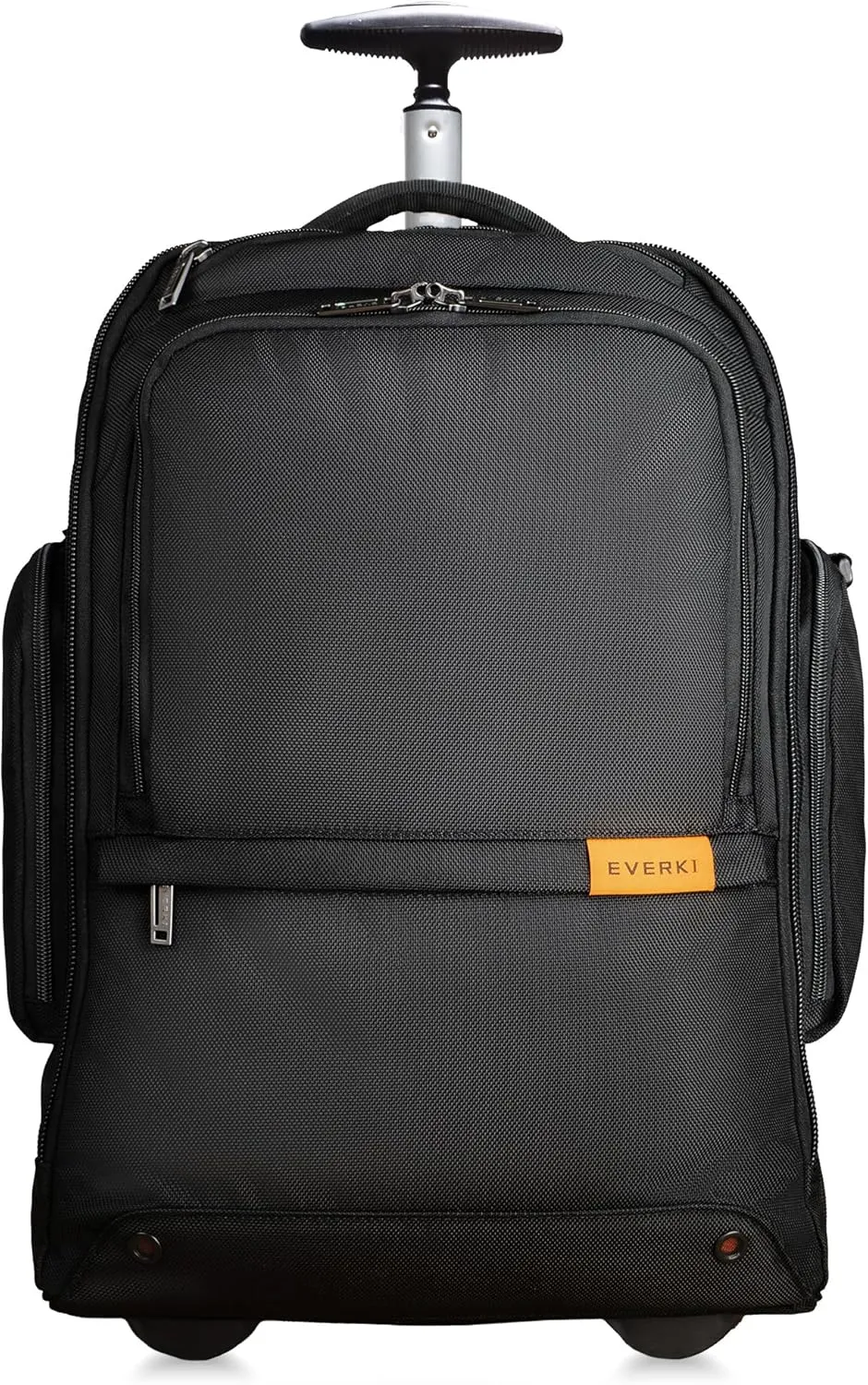 EVERKI 123 Wheeled Laptop Backpack - For 15.6” Laptop & 16” MacBook, Rolling Back Pack for Men & Women, Carry On Travel Backpack with Replaceable Wheels, Rolling Work Bag for Business Professional