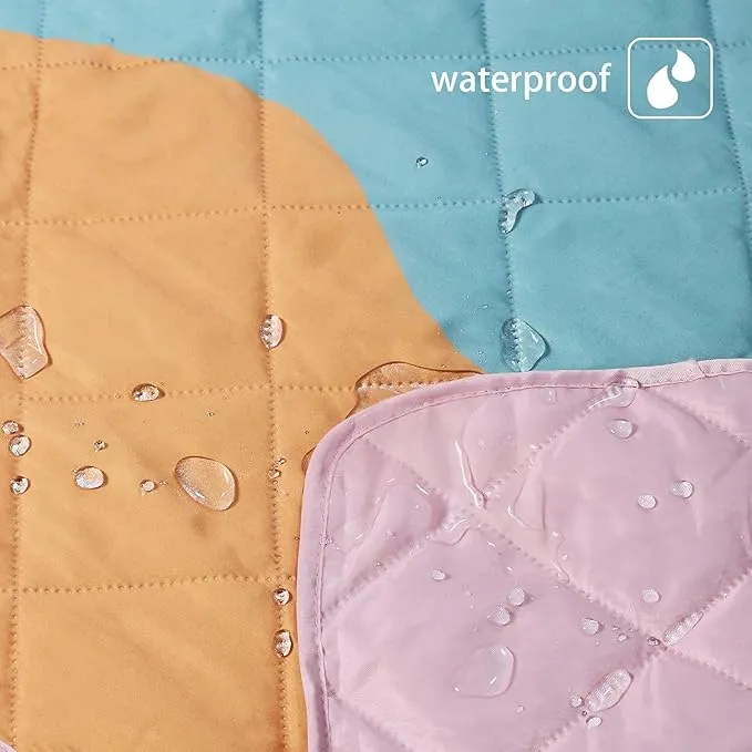 Exclusivo Mezcla Waterproof Picnic Blankets 3-Layer 60x80 Inches Large Sandproof Beach Blanket Foldable Outdoor Blanket for Camping on Grass Picnic Mat