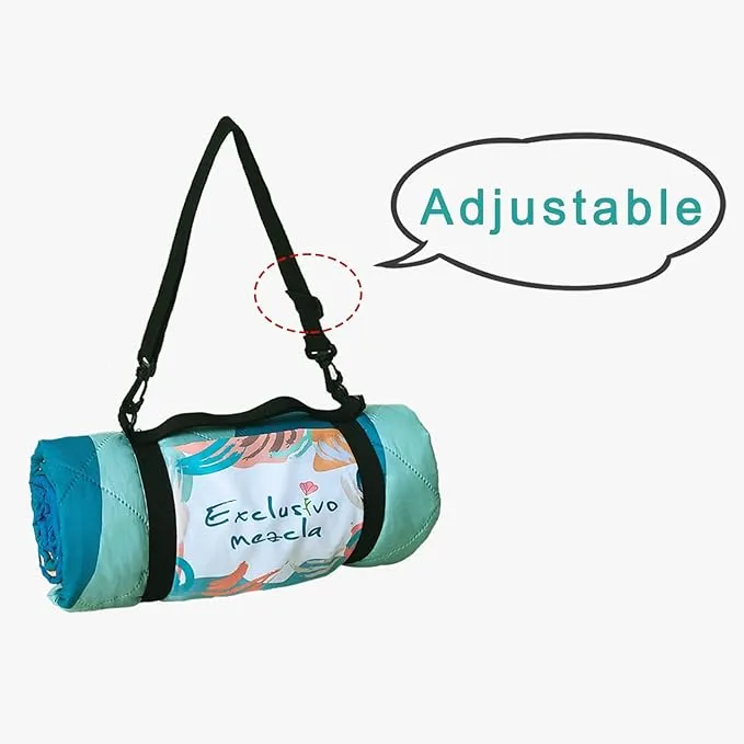 Exclusivo Mezcla Waterproof Picnic Blankets 3-Layer 60x80 Inches Large Sandproof Beach Blanket Foldable Outdoor Blanket for Camping on Grass Picnic Mat