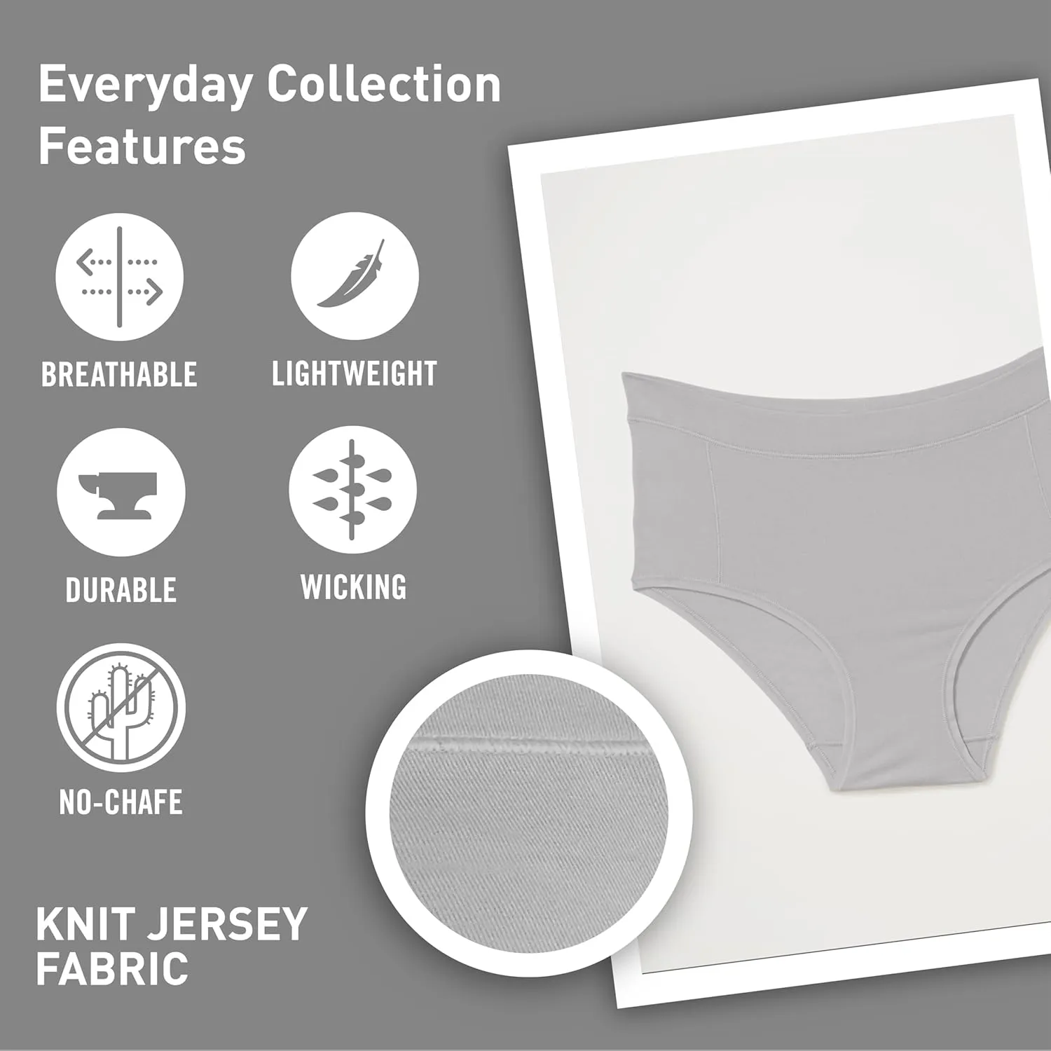ExOfficio Women's Everyday Hipster - Lightweight Knit Jersey Travel Underwear