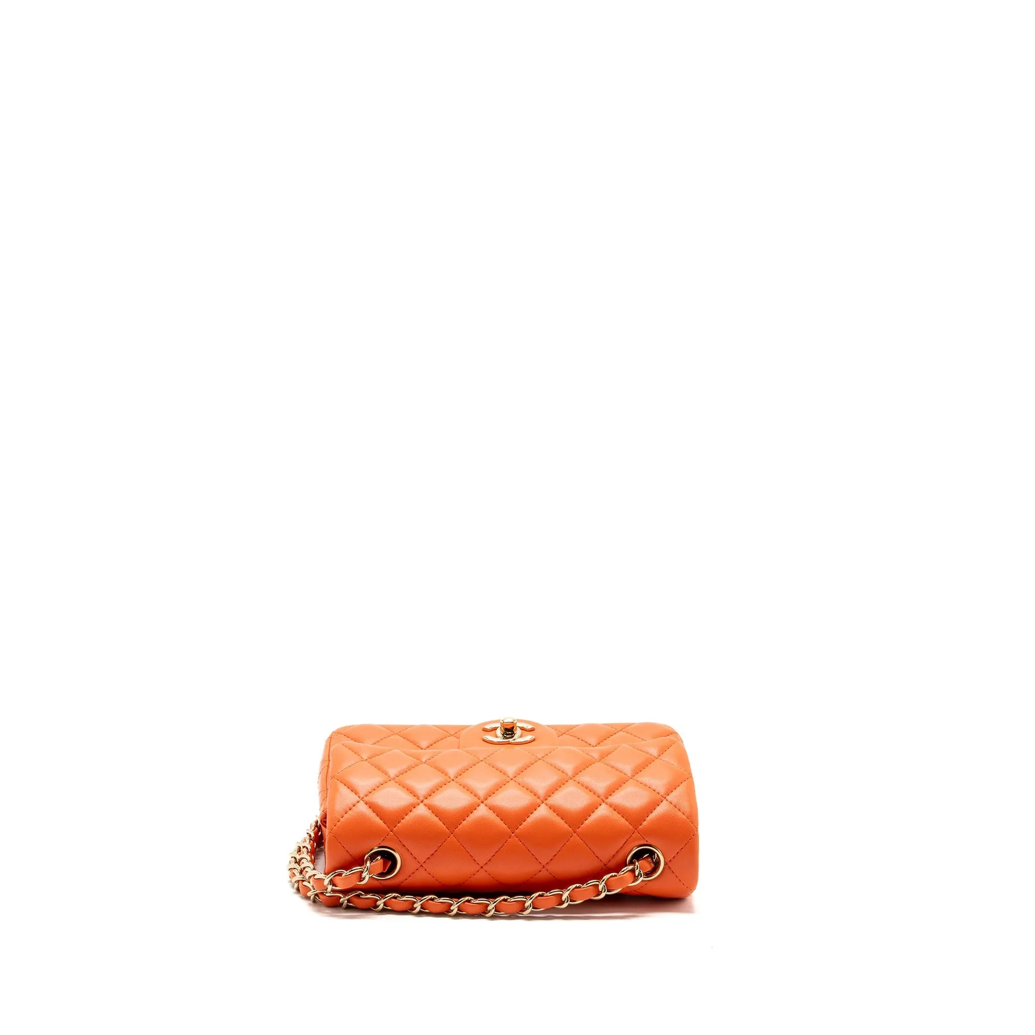 Extensive catalog Chanel Bag Lambskin Chic Rectangular Mini Orange Flap