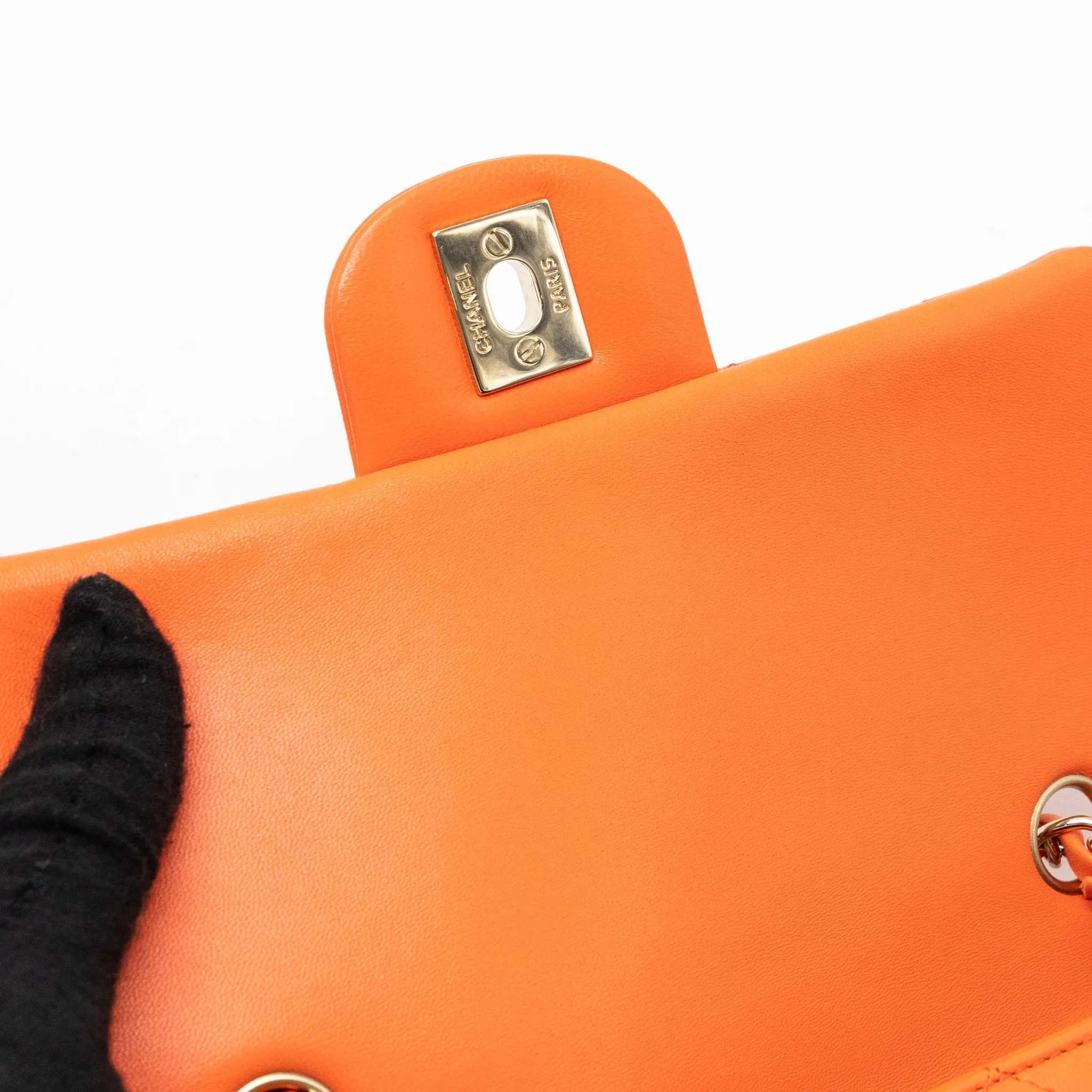 Extensive catalog Chanel Bag Lambskin Chic Rectangular Mini Orange Flap