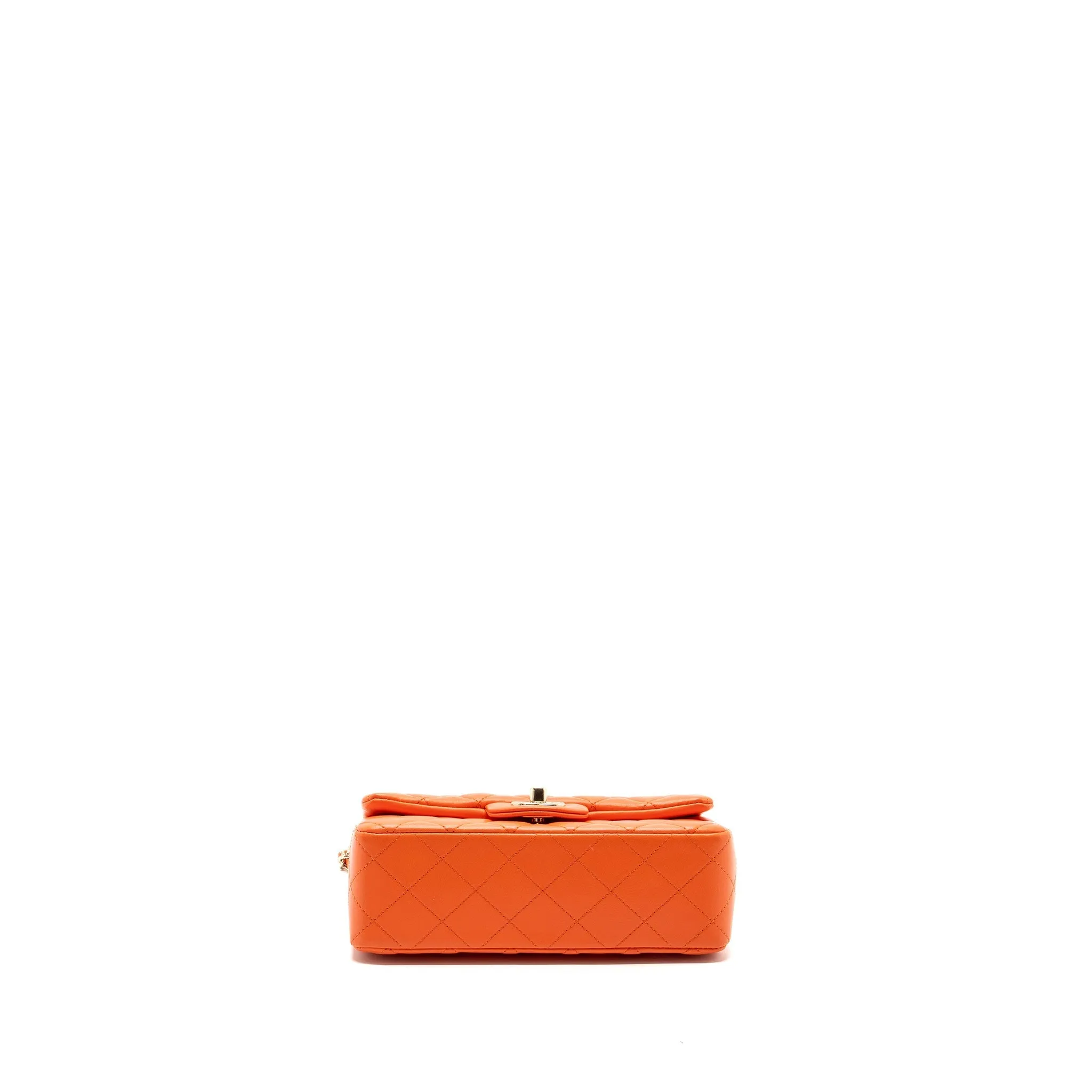 Extensive catalog Chanel Bag Lambskin Chic Rectangular Mini Orange Flap