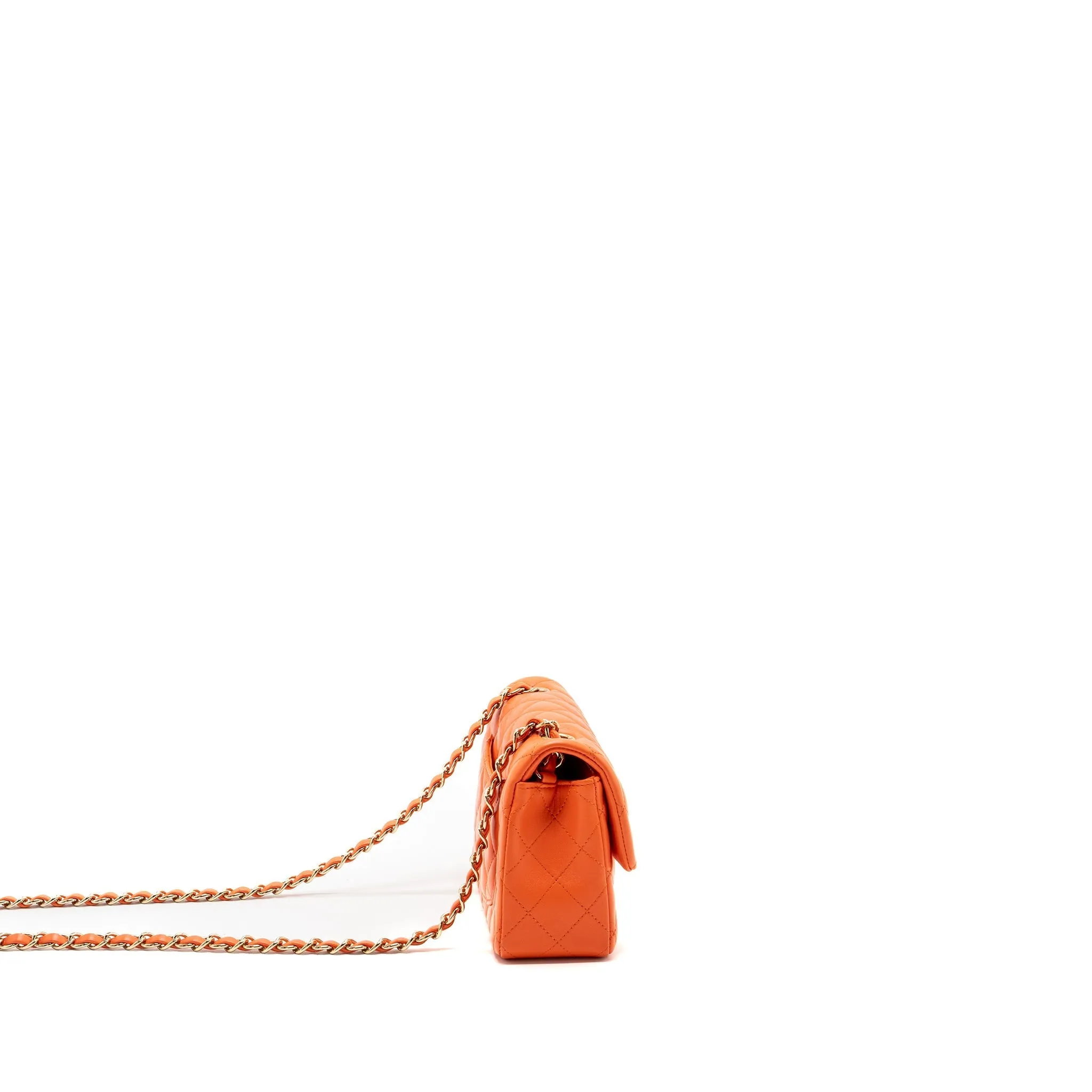 Extensive catalog Chanel Bag Lambskin Chic Rectangular Mini Orange Flap
