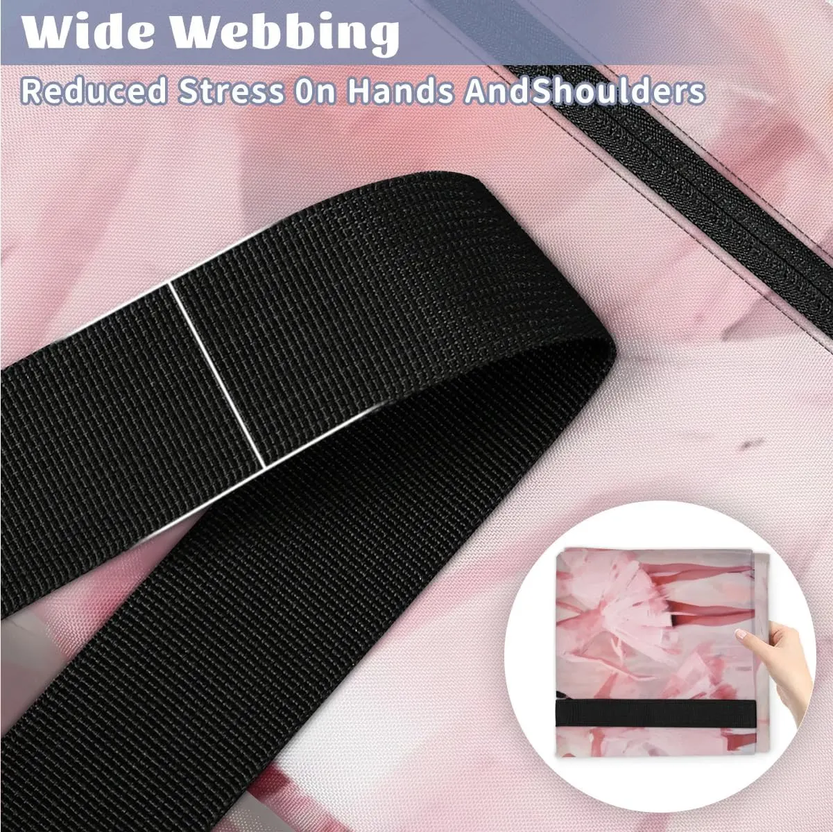 Extra Large Moving Bags Ballet Storage Bags with Handles and Zippers Large Packing Bags for Space Saving Storage Totes Moving Supplies