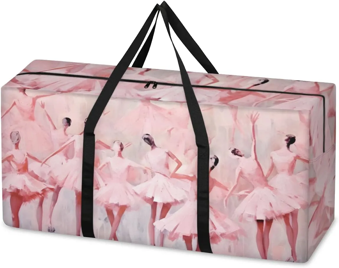 Extra Large Moving Bags Ballet Storage Bags with Handles and Zippers Large Packing Bags for Space Saving Storage Totes Moving Supplies