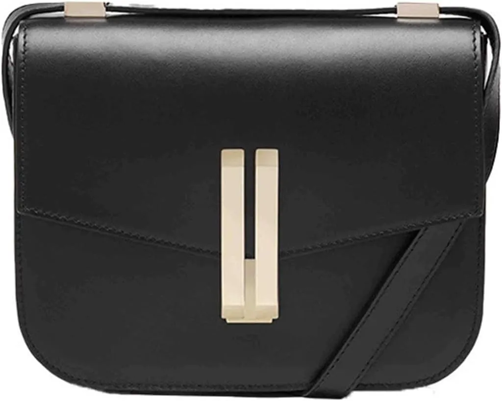 Fashion Classic Leather Shoulder Bag, Small Mini Luxury Crossbody Purse,Lightweight waterproof，with Adjustable Strap