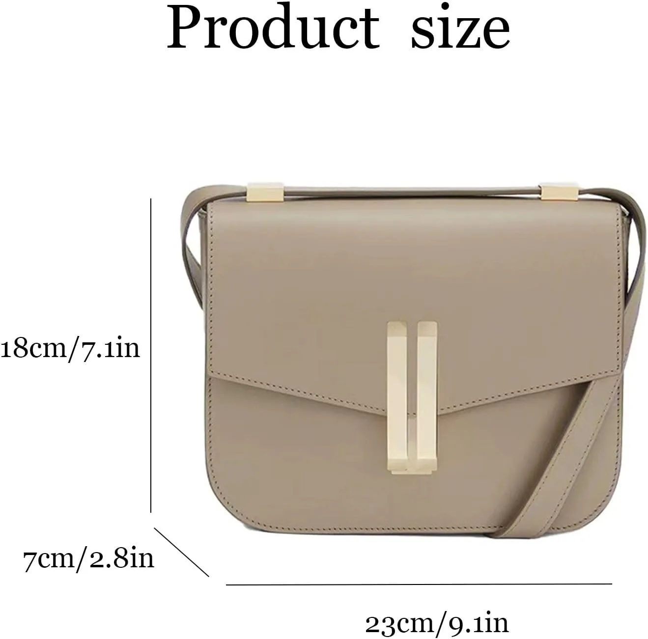 Fashion Classic Leather Shoulder Bag, Small Mini Luxury Crossbody Purse,Lightweight waterproof，with Adjustable Strap