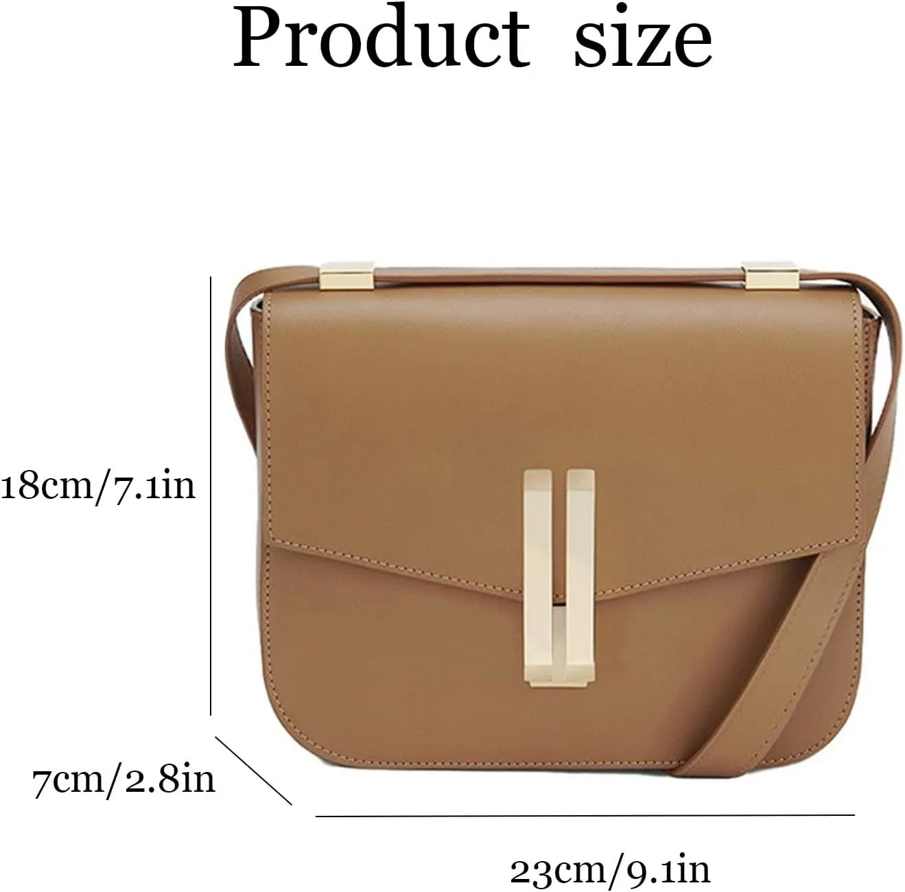 Fashion Classic Leather Shoulder Bag, Small Mini Luxury Crossbody Purse,Lightweight waterproof，with Adjustable Strap