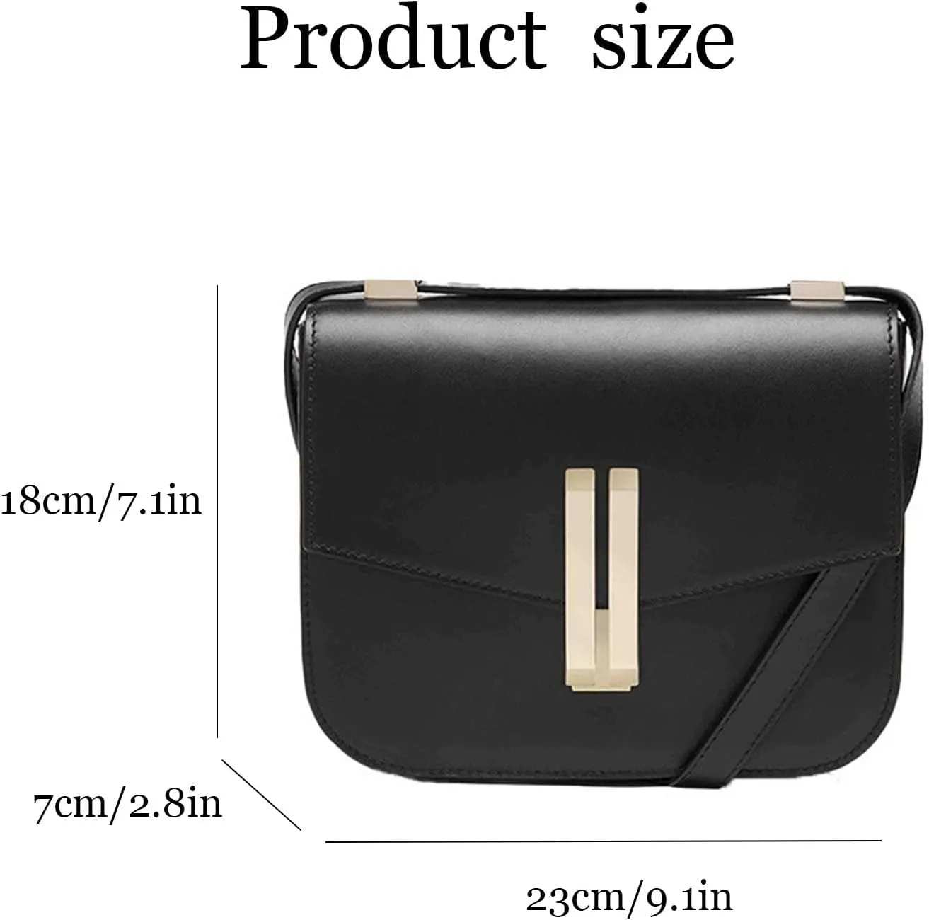 Fashion Classic Leather Shoulder Bag, Small Mini Luxury Crossbody Purse,Lightweight waterproof，with Adjustable Strap