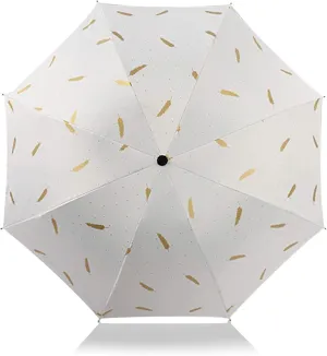 Fashion Leisure Foldable Mini Cute Umbrellas Fast Drying Travel Umbrella Portable Compact Women Sun Umbrella Slip-Proof Handle for Easy Carry (Color : White C)