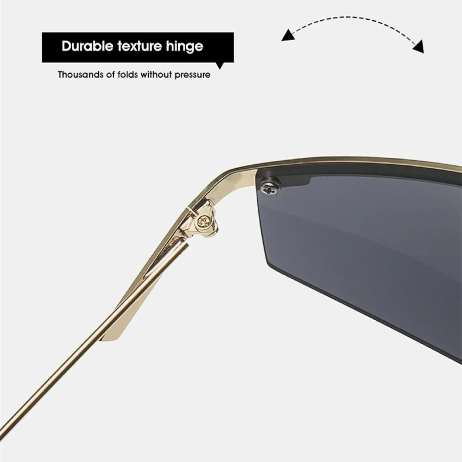 Fashion Punk Sports Sunglasses Men Women Luxury Half Frame Cat Eye Sun Glasses Uv400