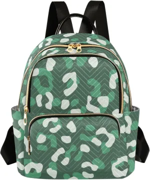 Fashion Travel Backpack for Women Multi Pockets Lightweight Purse for Women Mottled (Small Pattren 4)