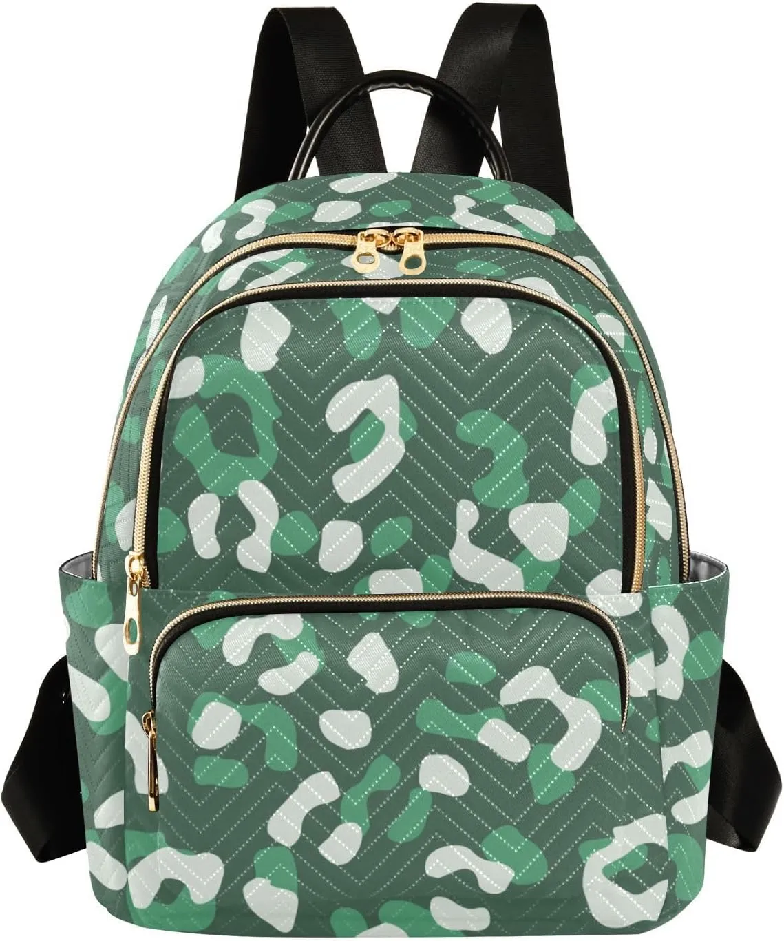 Fashion Travel Backpack for Women Multi Pockets Lightweight Purse for Women Mottled (Small Pattren 4)