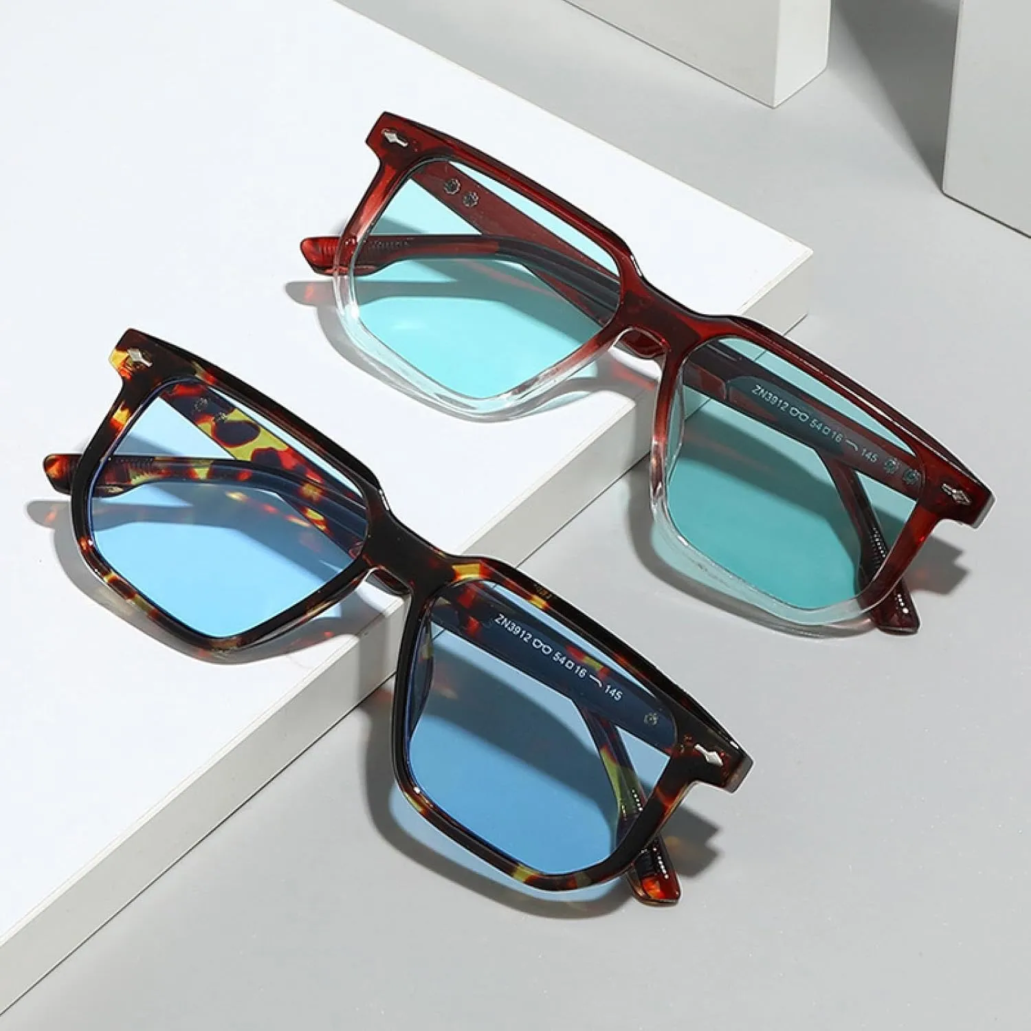 Fashion Women Luxury Sunglasses Retro Rivets Men Candy Color Uv400